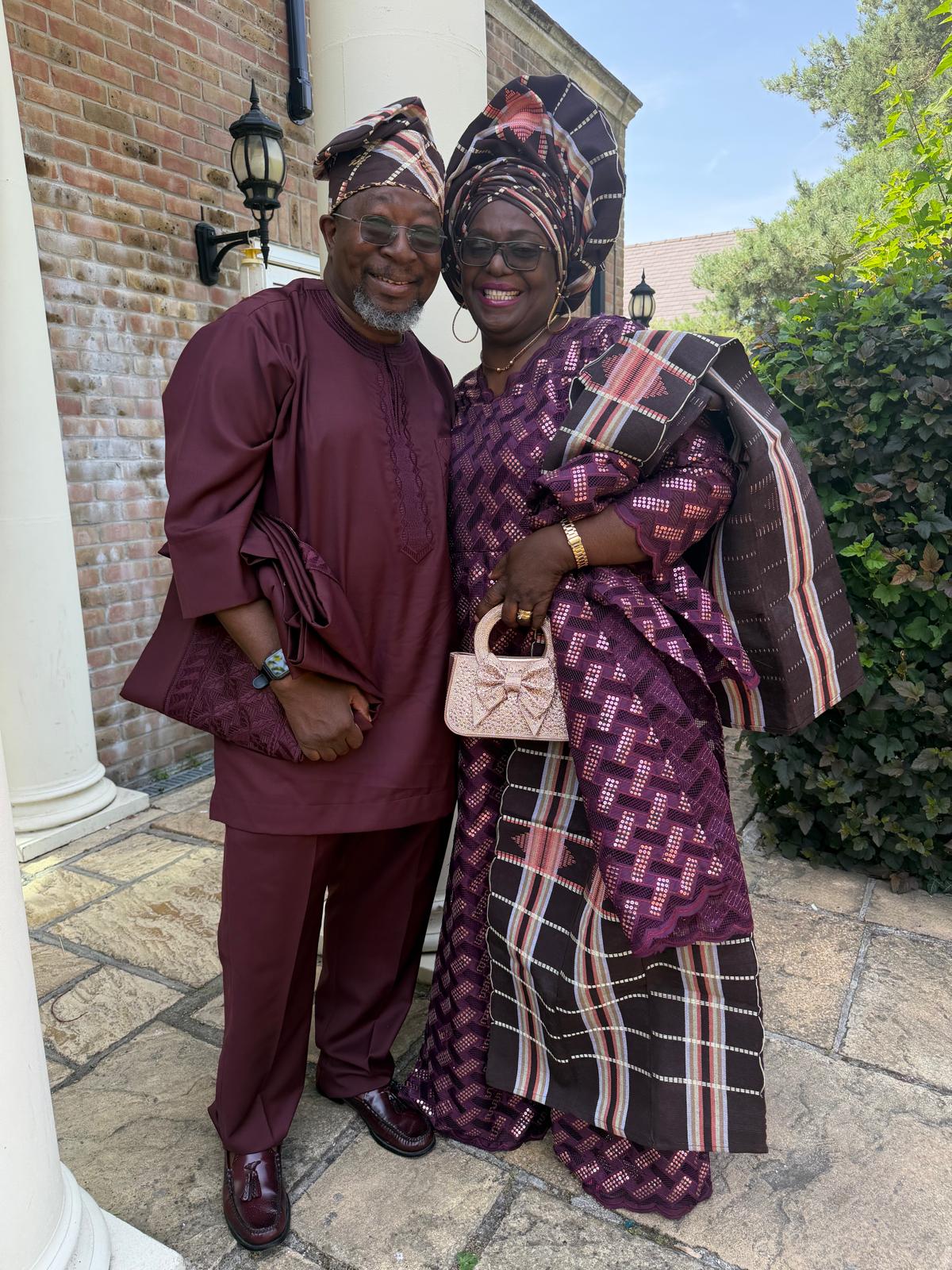 Traditional gele and aso-ebi styling — Love & Tyron wedding